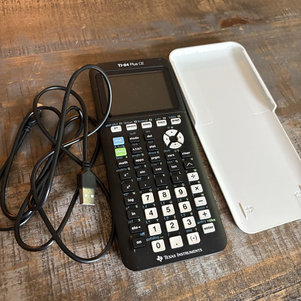 Texas Instruments TI-84 Plus CE Graphing Calculator with USB Cable - Picture 2 of 14